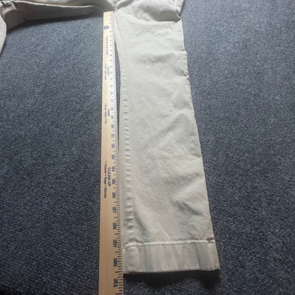 J.Crew  Mens Chino Pants Khaki Tan Stretch Cotton 30x32 AR885 Work Church Formal - Picture 3 of 10